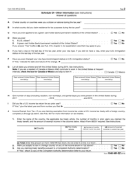 IRS Form 1040-NR-EZ U.S. Income Tax Return for Certain Nonresident Aliens With No Dependents, Page 2