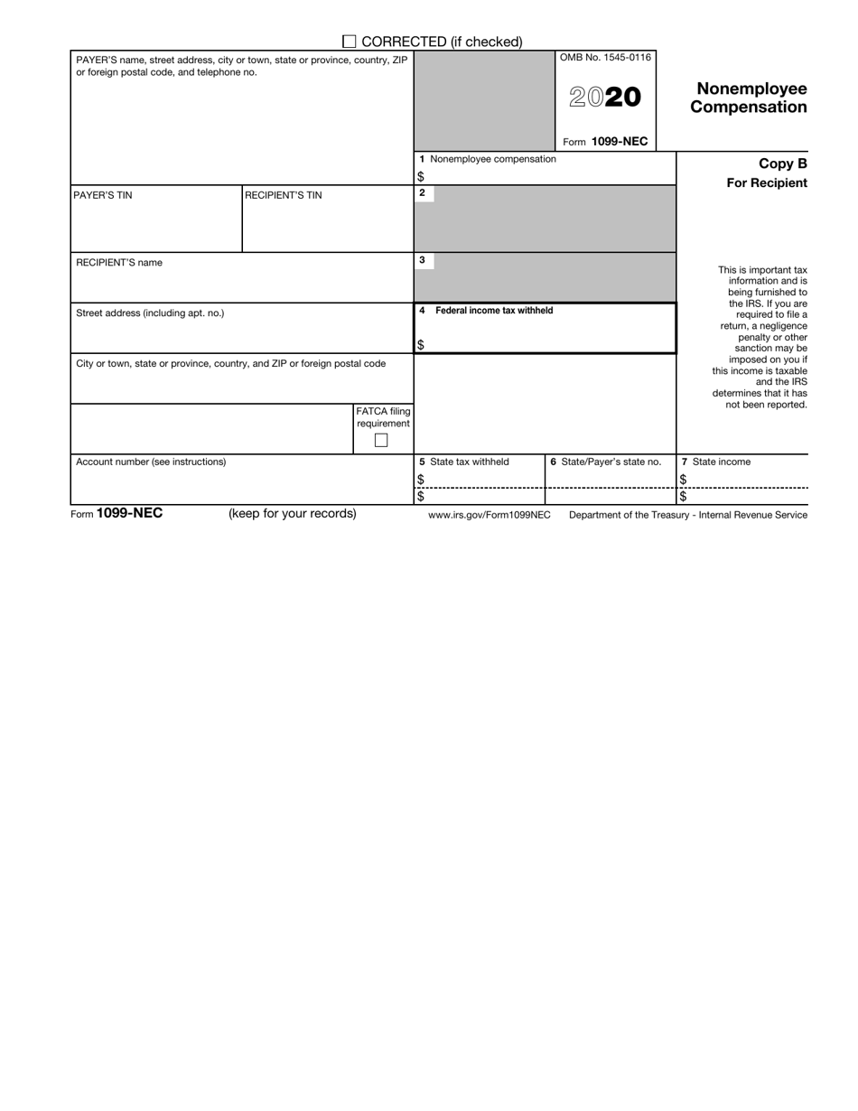 IRS Form 1099-NEC Nonemployee Compensation, Page 4