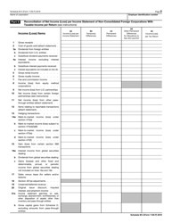 IRS Form 1120-F Schedule M-3 Net Income (Loss) Reconciliation for Foreign Corporations With Reportable Assets of $10 Million or More, Page 2