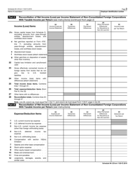 IRS Form 1120-F Schedule M-3 Net Income (Loss) Reconciliation for Foreign Corporations With Reportable Assets of $10 Million or More, Page 3