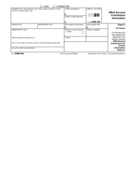 IRS Form 5498-QA &quot;Able Account Contribution Information&quot;, Page 4