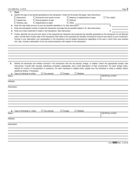 IRS Form 8886 Reportable Transaction Disclosure Statement, Page 2