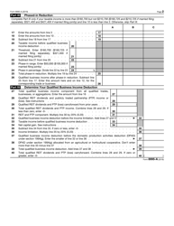 IRS Form 8995-A Qualified Business Income Deduction, Page 2