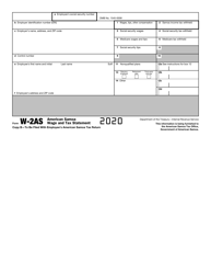 IRS Form W-2AS &quot;American Samoa Wage and Tax Statement&quot;, Page 4
