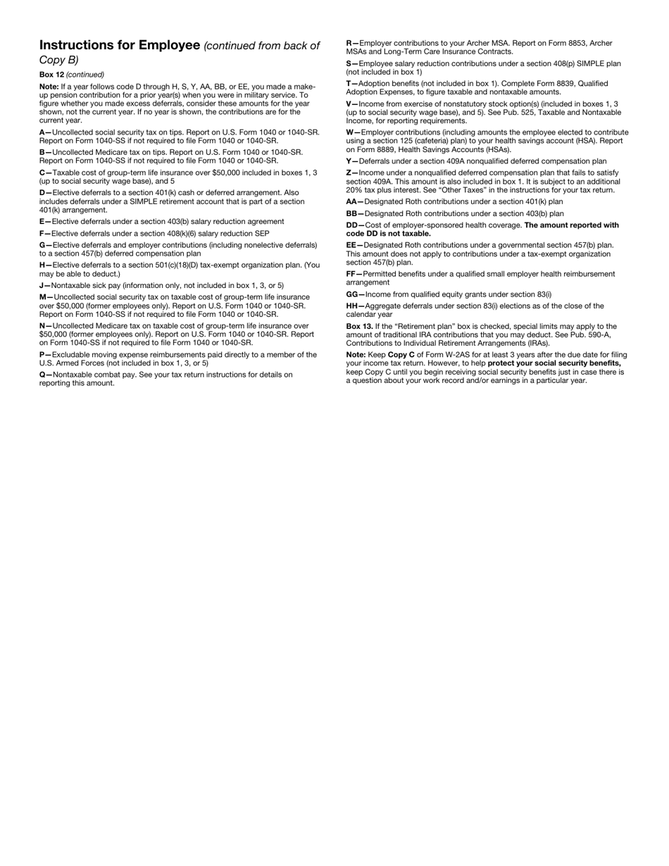IRS Form W-2AS American Samoa Wage and Tax Statement, Page 7