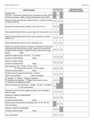Formulario FAA-0077A-S Solicitud De Informacion Y Acuerdo Para Proporcionar Informacion Que Falta - Arizona (Spanish), Page 2