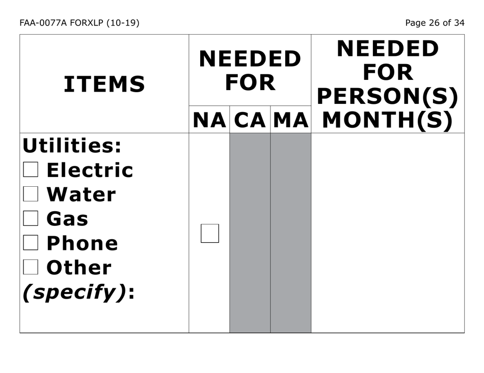 Form FAA-0077A-XLP Information Request and Pending Information Agreement (Extra Large Print) - Arizona, Page 26
