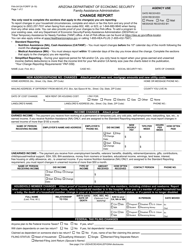 Form FAA-0412A Change Report - Arizona