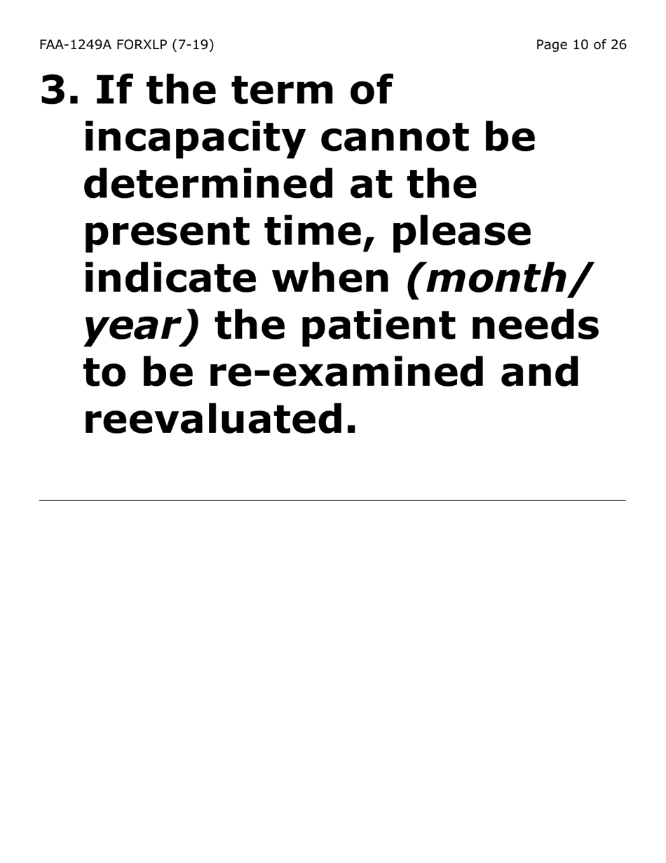 Form FAA-1249A-XLP Verification of Disability (Extra Large Print) - Arizona, Page 10