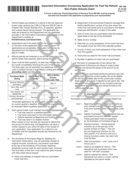 Form DR-190 Application for Fuel Tax Refund Non-public Schools - Sample - Florida, Page 2
