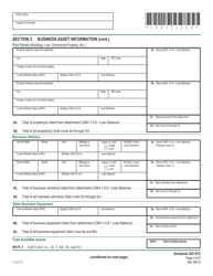 Schedule OIC-672 Collection Information Statement for Businesses - Vermont, Page 3