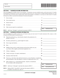 Schedule OIC-672 Collection Information Statement for Businesses - Vermont, Page 4