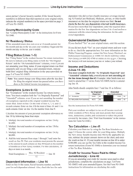 Instructions for Form NJ-1040X Amended Resident Income Tax Return - New Jersey, Page 2