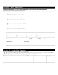 Form TPT-R Tobacco and Nicotine Products Tax Registration - New Jersey, Page 7