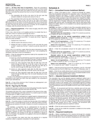 Instructions for Form N-220 Underpayment of Estimated Tax by Corporations and S Corporations - Hawaii, Page 2