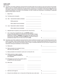 Form N-288B Application for Withholding Certificate for Dispositions by Nonresident Persons of Hawaii Real Property Interests - Hawaii, Page 2