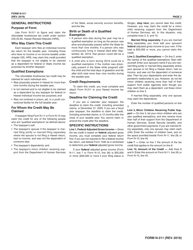 Form N-311 Refundable Food/Excise Tax Credit - Hawaii, Page 2