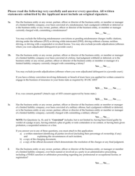 Form 3B Request for Viatical Settlement Broker License - Delaware, Page 4