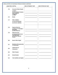 Form PF-4 Annual Report of Insurance Premium Finance Companies - Delaware, Page 4