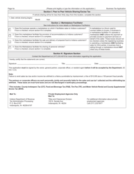 State Form 43760 (BT-1) Business Tax Application - Indiana, Page 4