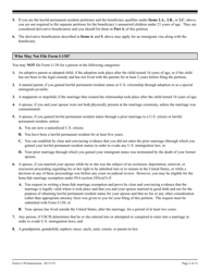 Instructions for USCIS Form I-130, I-130A, Page 2