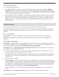 Instructions for USCIS Form G-639 Freedom of Information/Privacy Act Request, Page 2