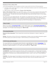 Instructions for USCIS Form G-639 Freedom of Information/Privacy Act Request, Page 6