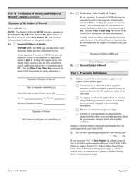 USCIS Form G-639 Freedom of Information/Privacy Act Request, Page 4