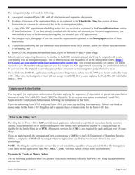 Instructions for USCIS Form I-881 Application for Suspension of Deportation or Special Rule Cancellation of Removal (Pursuant to Section 203 of Public Law 105-100 (Nacara)), Page 10