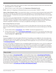 Instructions for USCIS Form I-881 Application for Suspension of Deportation or Special Rule Cancellation of Removal (Pursuant to Section 203 of Public Law 105-100 (Nacara)), Page 11