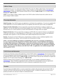 Instructions for USCIS Form N-600 Application for Certificate of Citizenship, Page 12