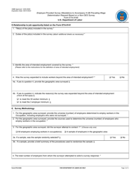 Form ETA-9165 Employer-Provided Survey Attestations to Accompany H-2b Prevailing Wage Determination Request Based on a Non-oes Survey, Page 2
