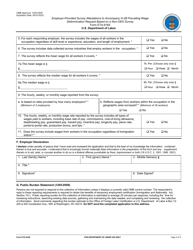 Form ETA-9165 Employer-Provided Survey Attestations to Accompany H-2b Prevailing Wage Determination Request Based on a Non-oes Survey, Page 3