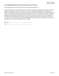 Form EIB92-41 Application for Financial Institution Short-Term, Single-Buyer Insurance, Page 7