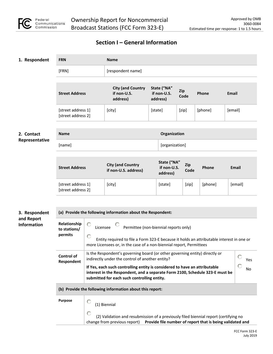 FCC Form 323-E Ownership Report for Noncommercial Broadcast Stations, Page 12