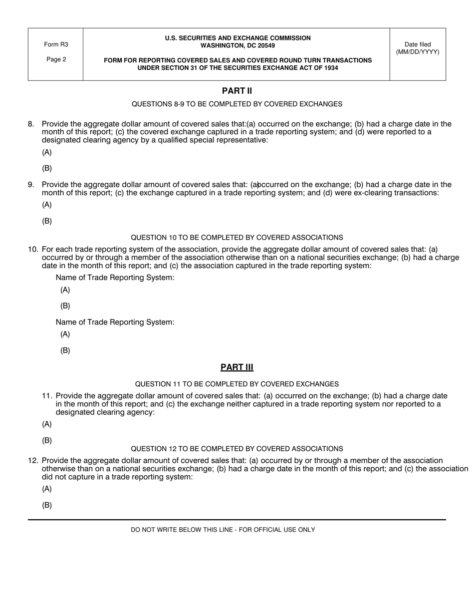 SEC Form 2502 (R31) - Fill Out, Sign Online and Download Printable PDF ...