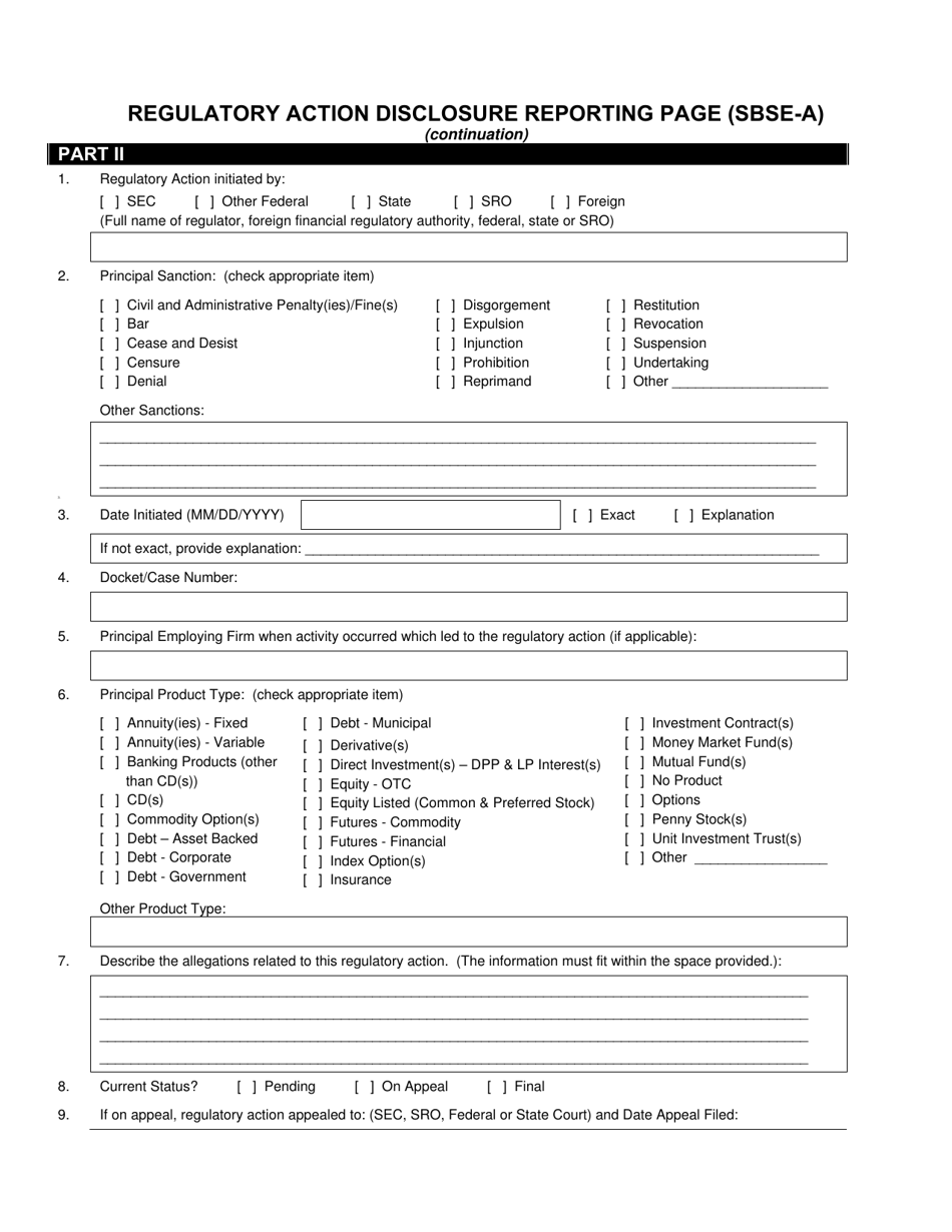 SEC Form 2925 (SBSE-A) Application for Registration of Security-Based Swap Dealers and Major Security-Based Swap Participants That Are Registered or Registering With the Commodity Futures Trading Commission as a Swap Dealer, Page 16