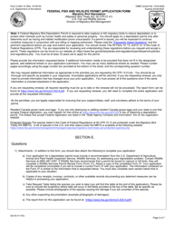 FWS Form 3-200-13 Federal Fish and Wildlife Permit Application Form - Migratory Bird Depredation, Page 2