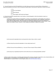 FWS Form 3-200-13 Federal Fish and Wildlife Permit Application Form - Migratory Bird Depredation, Page 3