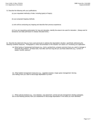 FWS Form 3-200-13 Federal Fish and Wildlife Permit Application Form - Migratory Bird Depredation, Page 4