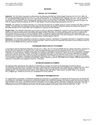 FWS Form 3-200-81 Federal Fish and Wildlife Permit Application Form - Migratory Bird Special Purpose - Utility, Page 12