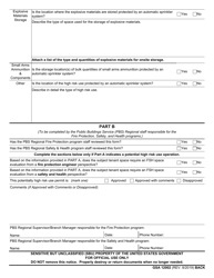 GSA Form 12002 Fire Protection, Safety, and Health Programs (Fsh) - Potentially High Risk Use Permit, Page 2