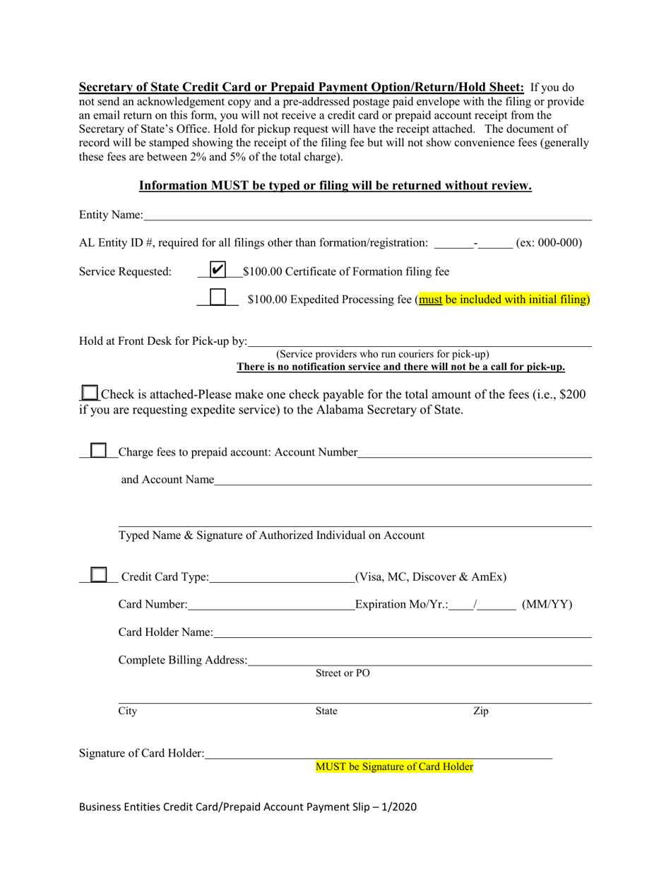 Form D3LP Domestic Limited Liability Limited Partnership (Lllp) Certificate of Formation - Alabama, Page 3