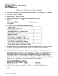 Form 07-6130 Renewal of Certificate of Self-insurance - Alaska, Page 3