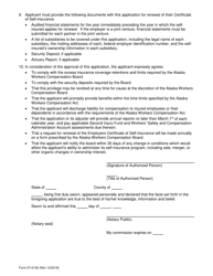 Form 07-6130 Renewal of Certificate of Self-insurance - Alaska, Page 4