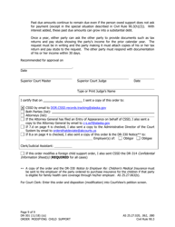 Form DR-301 Order Modifying Child Support - Alaska, Page 9