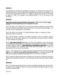Instructions for Wood Destroying Insect Inspection Report - Arizona, Page 5