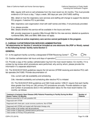 Form CDPH272 Elective Percutaneous Coronary Intervention (Pci) Program Application - California, Page 11