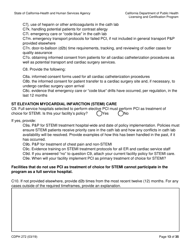 Form CDPH272 Elective Percutaneous Coronary Intervention (Pci) Program Application - California, Page 13