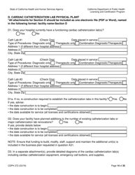 Form CDPH272 Elective Percutaneous Coronary Intervention (Pci) Program Application - California, Page 14